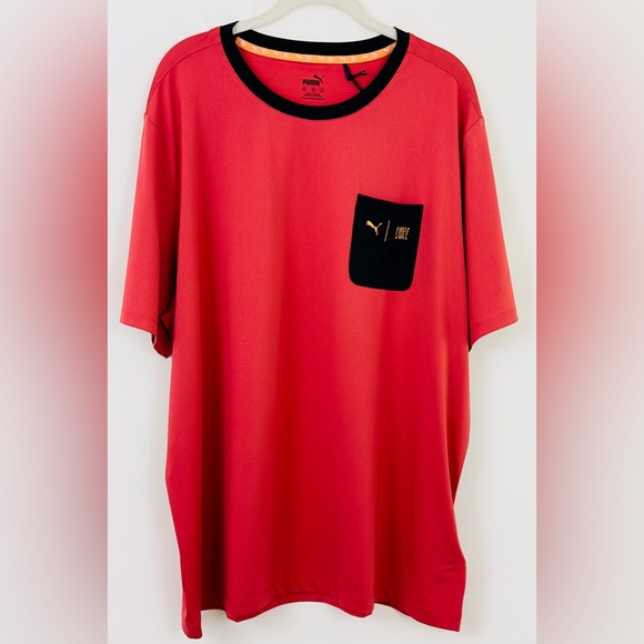 Puma - Men’s Astro Red Drycell Moisture Wicking Short Sleeve T-shirt XXL. NWT - Picture 1 of 10
